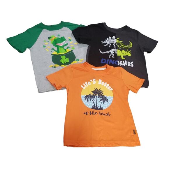 Lee / Champion / Brooklyn & Mix Brands Short Sleeved & Tank Top Shirts | Size 4T - Picture 3 of 5